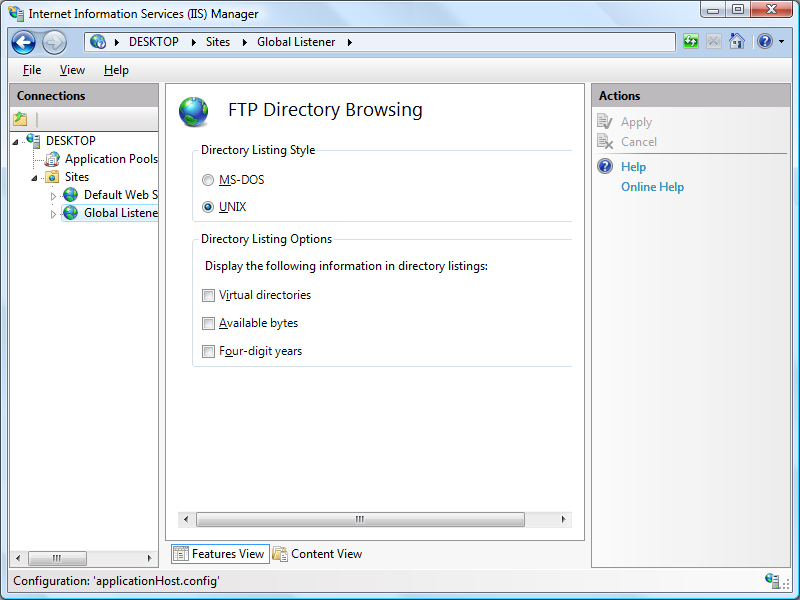 IIS 7.x